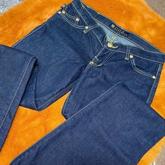 Rock & Republic Kasandra bootcut glitter dark wash jeans size 25 - Picture 5 of 13